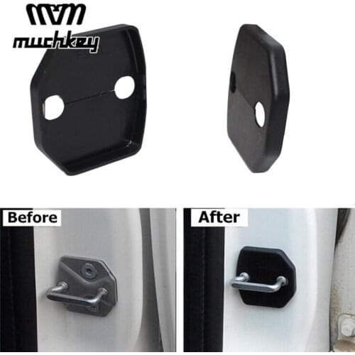 Car Door Lock Buckle Cover Refit Cover Decoration For Volvo S80L S40 XC60 S60 S80 V60 C30 2014 2015 2016 Car Styling 4Pcs