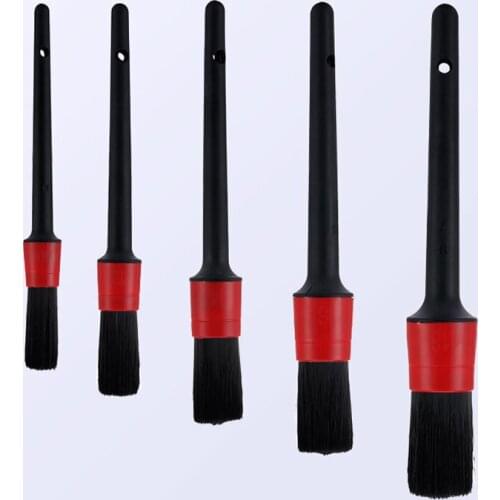5Pcs Car Detailing Brush Auto Cleaning Brushes Car Wash Brush for Car Interior Cleaning Wheel Gap Rims Dashboard Accessories