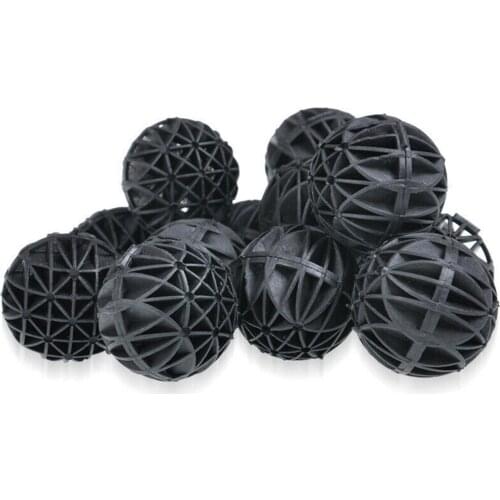 50PCS 26mm Aquarium Bio Balls Media Pond Water Bioballs Aquatic Plants Filter Media Fish Tank Pond Water Bioballs