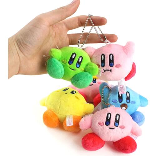 8cm 6pcs/Lot Game Small Pendants Kawaii Soft Stuffed Key Chains Plush Toys Cartoon Doll Gfits For Children
