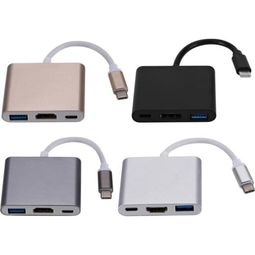 USB C 4k Type C To Adapter USB3.1 4KHDMI Audio Video Converter PD Fast Charger Docking Station For Macbook Pro Samsung S9 S10
