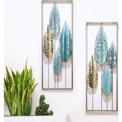 American Porch Creative Wrought Iron Forest Wall Decoration Retro Stereo TV Background Wall Decoration Pendant