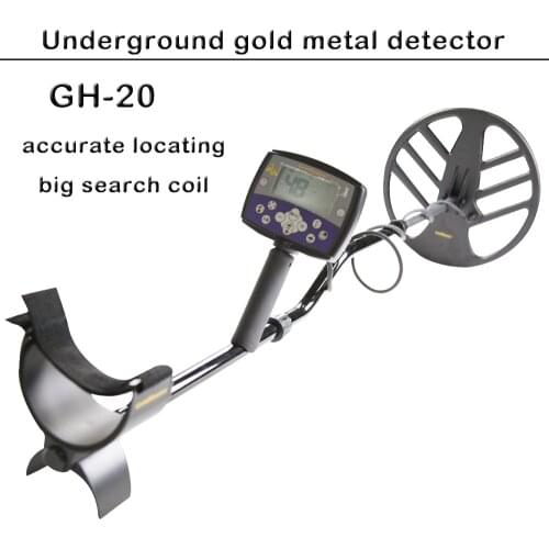 Fast delivery professional GH-20 accurate locating big search coil Underground Gold Prospecting Treasure Pinpointer Metal Detect