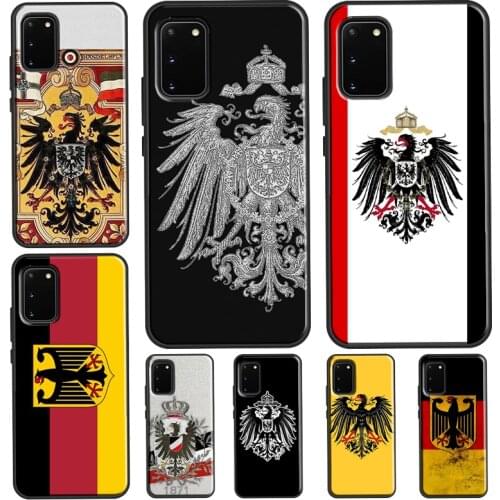 German Empire Flag For Samsung S20 FE S8 S9 S10 Plus Case For Galaxy Note 10 Plus Note 20 S21 Ultra Funda