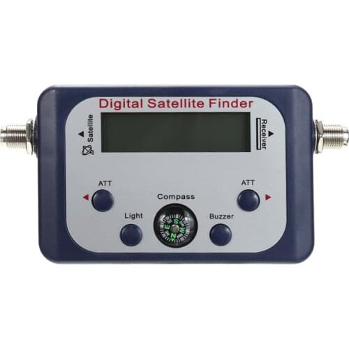 Digital LCD Satellite Finder 950~2150Mhz Meter Sky Dish Freesat Strength Signal Satfinder TV Receiver Accessories