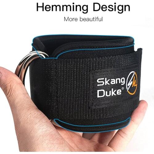 D-Ring Ankle Straps Elastic Resistance Ankle Weight Leg Brace Strength Training Equipment Support Sport Safety Abductors