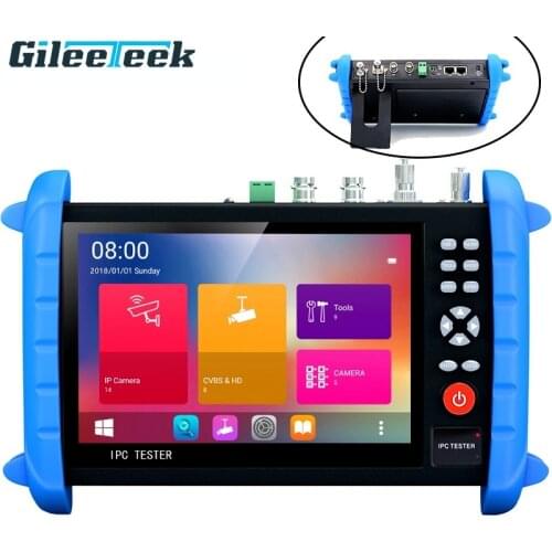 IPCX-ACT CCTV Tester H.265 4K 8MP IPC/ TVI /CVI /AHD /CVBS 7 Inch Touch Screen ALL-In-One Multi-Functional IPC Tester Support