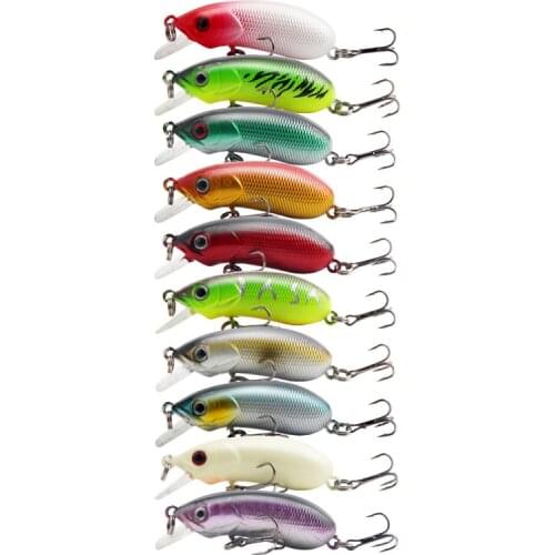 Fishing Bait Artificial Bionic Colorful Floating Rocker Bass Swing Crank Bait Crazy Swinger Fishing Hard Bait Crank Bait