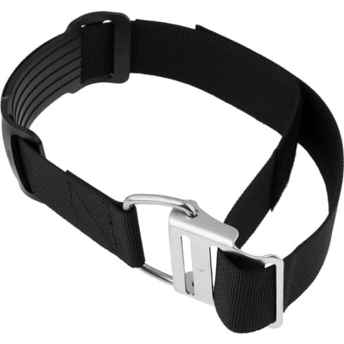 MagiDeal Portable Soft Tank Band Backplate Pad Strap with Stainless Steel Cam Buckle Scuba Weight Belt Webbing