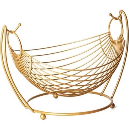 Nordic Creative Fruit Basket Snack Storage Basket Personalized Home Fruit Tray Desktop Snack Storage Basket