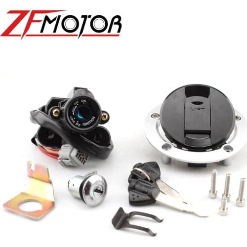 Ignition Switch+Fuel Gas Cap+Seat Lock Key Set for Suzuki GSXR 600 750 06-18 /GSXR1000 05-18 06 07 08 09 10 11 12 13 14 15 16 17