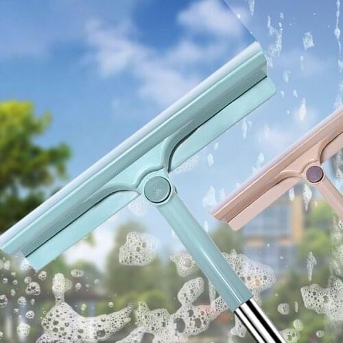 Cleaning Brush Household Magnetic Wiping Window Cleaning Tool Wiper Double-Sided Wiping High-Rise Telescopic Rod Strong Brush