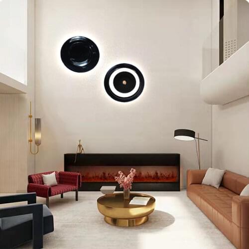 Modern Nordic ceramic LED bedroom living room wall lamp study childrens room modeling light bar balcony light