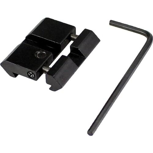 Tactical Dovetail to Weaver Picatinny 11mm to 22mm Aluminum Adapter .22 cal Rifle Gun Accessory Mount Base Snap In Rail Adapter