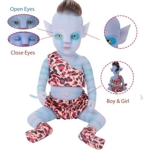 High Quality Reborn Baby Doll 12 Inch Handmade Newborn Baby Dolls Boy Girl Open Eyes Lifelike Full Silicone Body Doll Toy