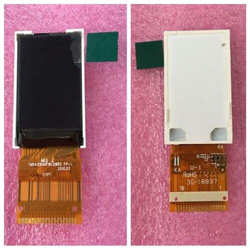 0.99 inch 262K 19PIN TFT LCD Color Screen ST7687S Drive IC 8Bit CPU Interface 64(RGB)*128