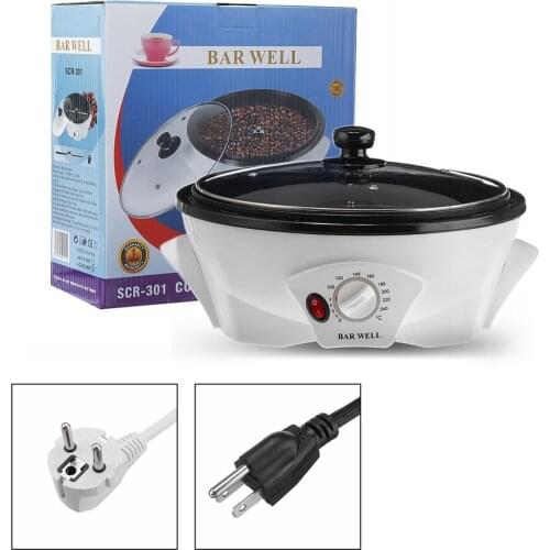1200W Electric Coffee beans Home coffee roaster machine roasting 220V/110V non-stick coating baking tools household Grain drying