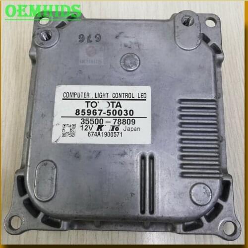85967 50030 OEM LED Headlight control unit original OEMHIDS (used) for 2010-2014 Prius RX350 RX450H 2006 LS600H 85967-50030