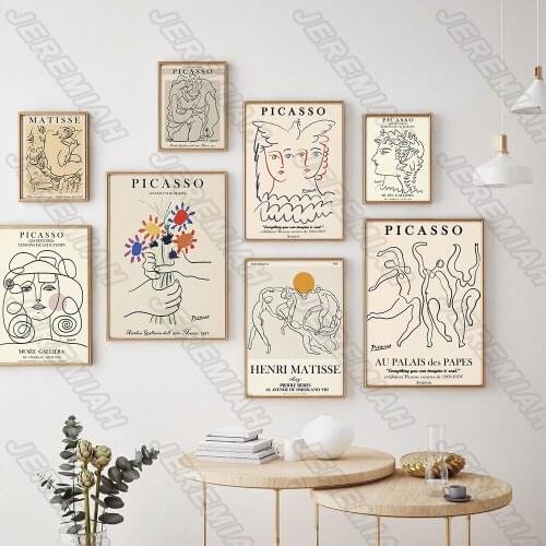 Abstract figure canvas painting dance pattern poster Nordic style wall art oil painting engraving modern home decoration