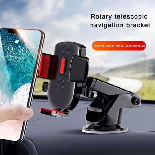 Car Phone Holder 360 Degrees Universal Mobile Phone Holder Stand Smartphone Mount Adjustable Phone Mounting Suction Cup Holder