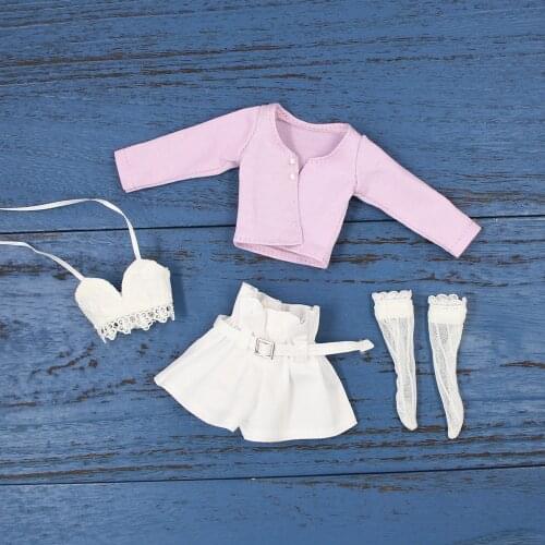 Blyth outfit purple coat white sock and short pants for 1/6 doll,normal , joint body ,azone ,licca,icy doll