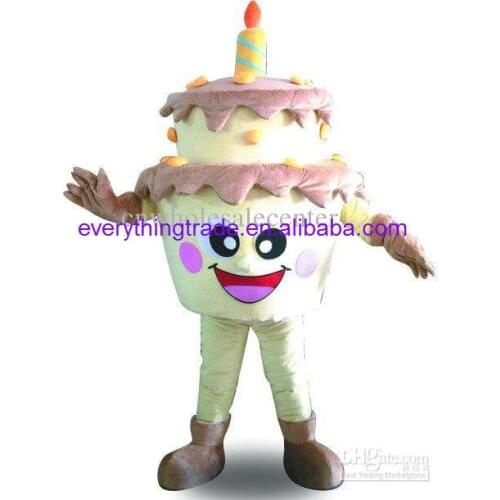 Hot sale Cute Character Adult lovely cute delicious cake Mascot Costume fancy dress Halloween party costume