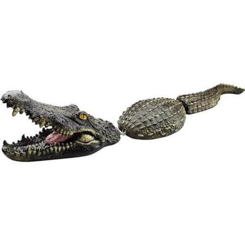 Artificial Crocodile Alligator Head Foam Floating Decoy Garden Pond Water Decor