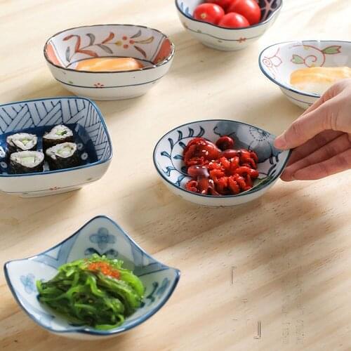 Kitchen Supplie Japanese-style Plate Seasoning Vinegar Dish For Kitchen Convenience Household Mustard Seasoning Small Sauce Dish