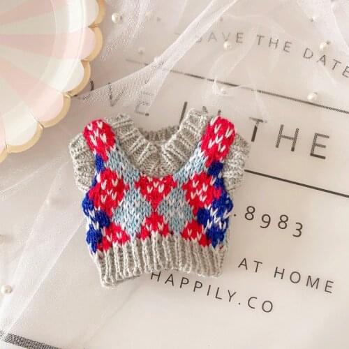 [MYKPOP]KPOP Dolls Clothes & Accessories: Sleeveless Sweater for 20cm doll (without doll) Fans Collection SC20072112