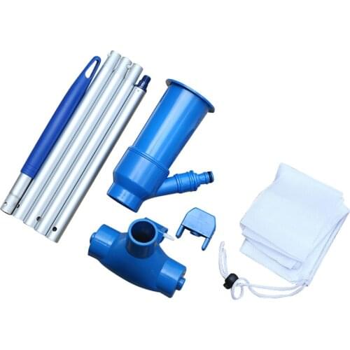 Swimming Pool Vacuum Cleaner Cleaning Tool Kit Suction Spary Jet Cleaner Head with Net for Swimming Pool Spa Pond Fountain