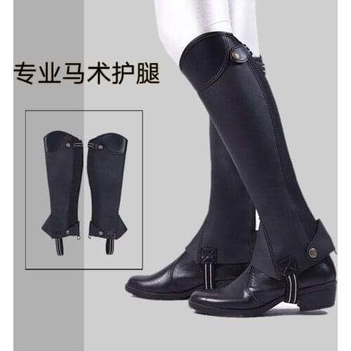 New Adult Childrens Comfortable Cowhide Riding Leggings Men And Women Equestrian Supplies Equestrian Protective Gear