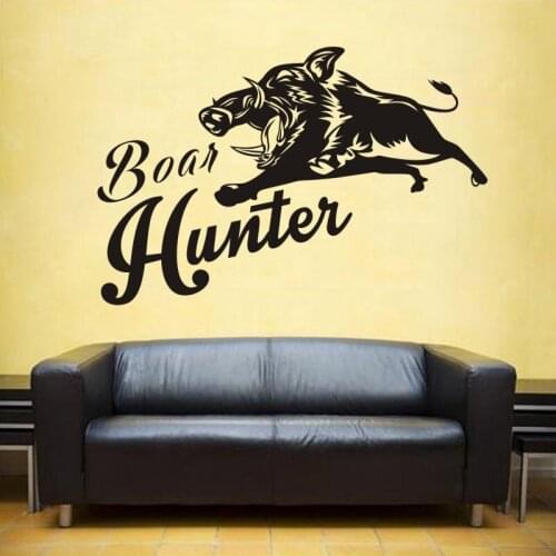Hunt Boar Decal Hunting Club Sticker Hollow Sticker Hunter Car Window Vinyl Decal Funny Poster Motorcycle
