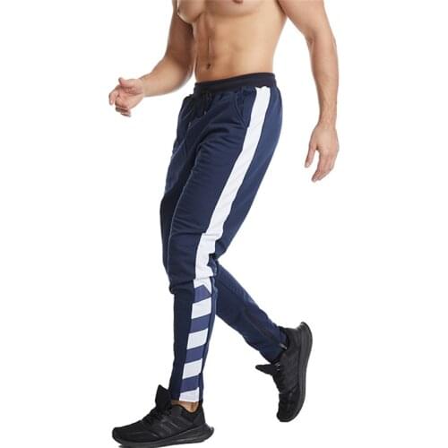 Casual jogging Pants Men Hip Hop Skinny Trousers Track Bottom Sweatpants Streetwear Male Pant Side Stripe Mens Joggers Pants