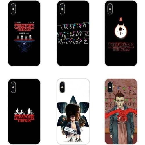 For Samsung Galaxy A3 A5 A7 A9 A8 Star A6 Plus 2018 2015 2016 2017 Stranger Things Christmas Lights Transparent Soft Shell Cases