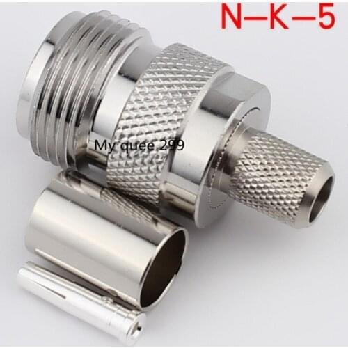Radio frequency coaxial connector n-k5 joint rf coaxial connector n-k-5 coaxial connector