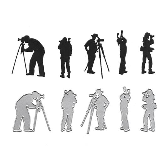 Cutting Dies New Photographer Troqueles De Corte Metal Mold Scrapbook Embossing Paper DIY Craft Knife Mould Stencil Stamps Dies