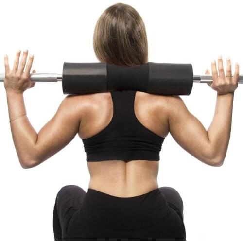 Barbell Squat Pad Neck Shoulder Protective Pad Support With Fixing Straps For Squats Lunges Hip Thrusts Weight Lifting Bar Pad