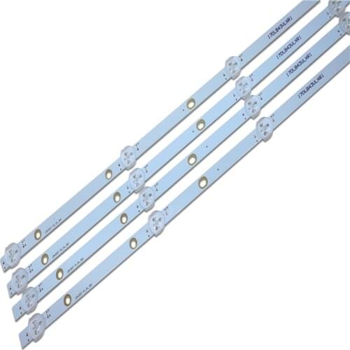 New 20PCS/set 7LED 805mm LED backlight strip for Vestel 17DB43H P43d300 LB43007 17DLB43VLXR1 VES430UNDL-2D-N12 VES430UNDA-2D-N12