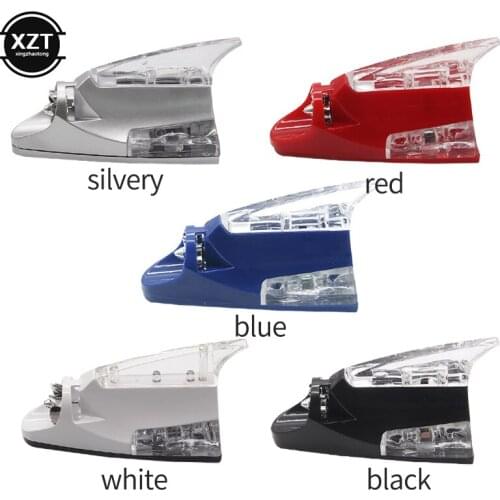Universal Car Auto Styling Wand Powerful Car Antenna Anti Collision Warning Light Shark Fin Antenna Shaped LED Flashing Light