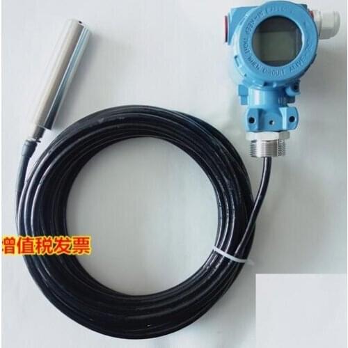 LCD liquid crystal display Input level transmitter Cable type on-site display level sensor