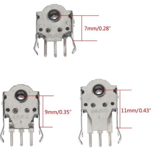 2Pcs ALPS Mouse Encoder Mouse Decoder 7mm 9mm 11mm Highly Accurate for Wheel