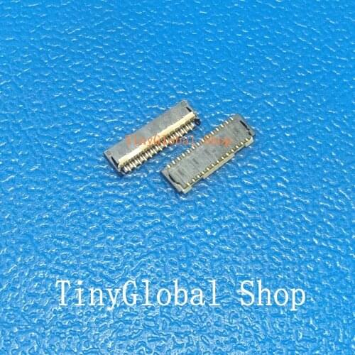 2pcs/lot Original LCD display FPC Connector Port Plug on mainboard For ASUS zenfone 5 zenfone5 27pin 27 pin