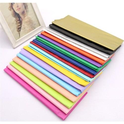 50pcs/lot Tissue Paper Childrens Origami Paper Material Flower Clothing Shirt Shoes Gift Packaging Craft Paper