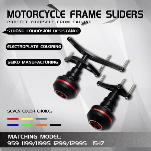 Motorcycle CNC Aluminum Falling Protection Frame Sliders Crash Protector For Ducati Panigale 959 1199 1299