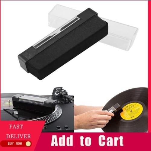 Anti-Static Velvet Brush For CD/LP Vinyl Phonograph Turntable Player Accessories Cleaner Kit 2 In 1 Electric Instrument
