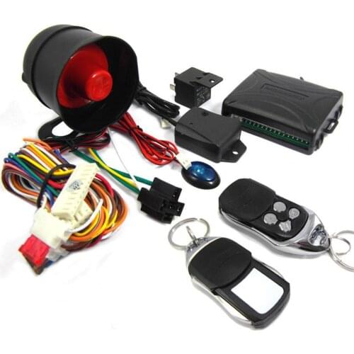802-8138 Car Alarm Mute-arming High Sensitivity ABS Security Emergency Alarm System for Automobile Security Protection