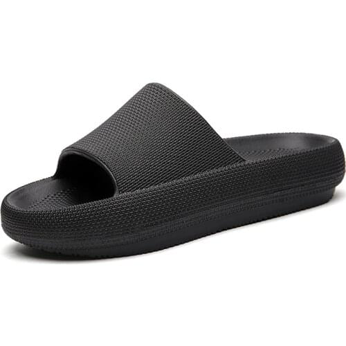 Brand Men Slippers Shoes Platform Fashion Flat Thick Sole Soft Outdoor Male Water Sandal Non-Slip Mens Beach Shoe Slide Slipper