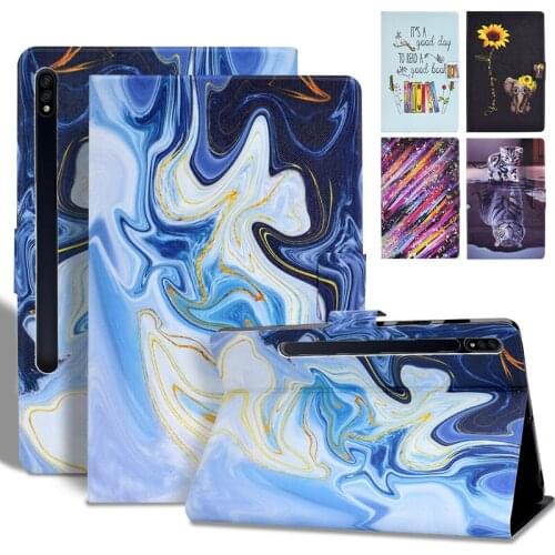 Cover for Samsung Galaxy Tab S7 T870 Tablet Stand Case Ultra Slim PU Leather for Samsung Galaxy Tab S7 11" Tablet SM-t870/t875