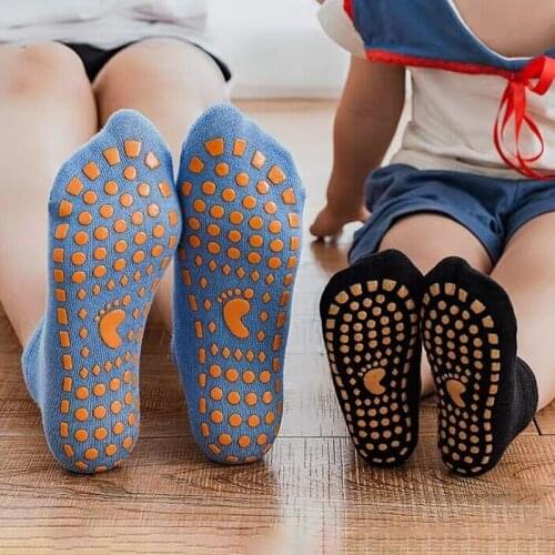 Baby spring and autumn floor socks special antiskid socks for trampoline parents and childrens Toddler Socks