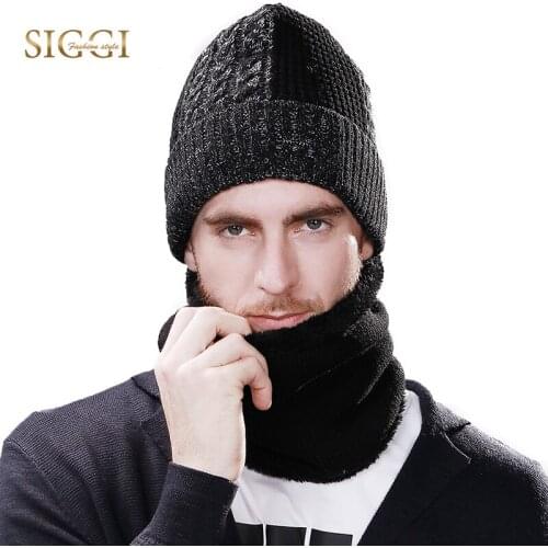 FANCET Winter Warm Hats Sets Solid Wool Fleece Soft Unisex Beanies Skullies Neck Protection Scarf Balaclava Bonnets Gorros 16201